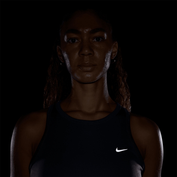 Nike Tempo Dri-FIT Tank - Midnight Navy/Reflective Silver