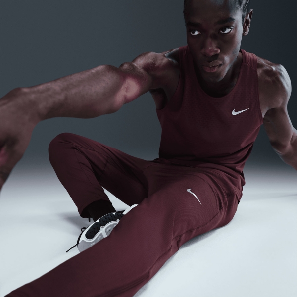 Nike Dri-FIT Stride Pants - Burgundy Crush/Reflective Silver