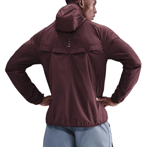 Nike Dri-FIT UV Stride Jacket - Burgundy Crush/Reflective Silver