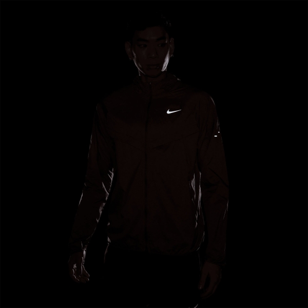 Nike Dri-FIT UV Stride Jacket - Burgundy Crush/Reflective Silver