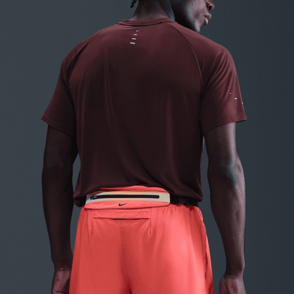 Nike Dri-FIT ADV Stride T-Shirt - Burgundy Crush/Reflective Silver