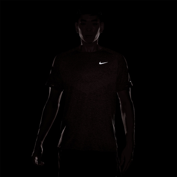 Nike Dri-FIT ADV Stride T-Shirt - Burgundy Crush/Reflective Silver