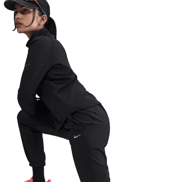 Nike Tempo Warm Pantaloni - Black/Reflective Silver