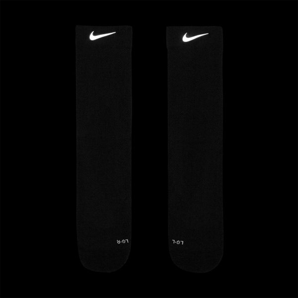 Nike Wool Lightweight Calcetines - Black/Dark Smoke Grey/Reflective Silver