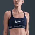 Nike Pro Reggiseno Sportivo - Midnight Navy/Football Grey/White