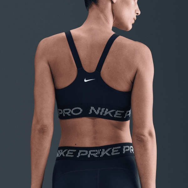 Nike Pro Reggiseno Sportivo - Midnight Navy/Football Grey/White