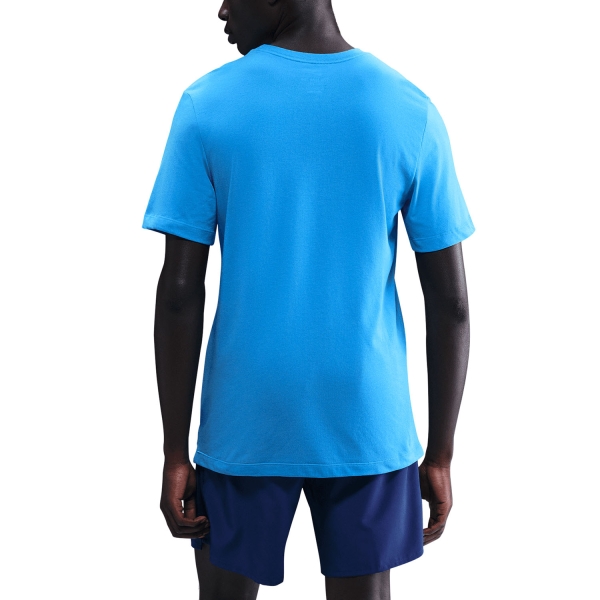 Nike Dri-FIT Swoosh Maglietta - Blue Hero/White