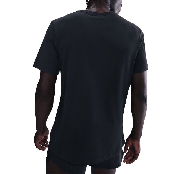 Nike Dri-FIT Run Energy Maglietta - Black/Bright Crimson