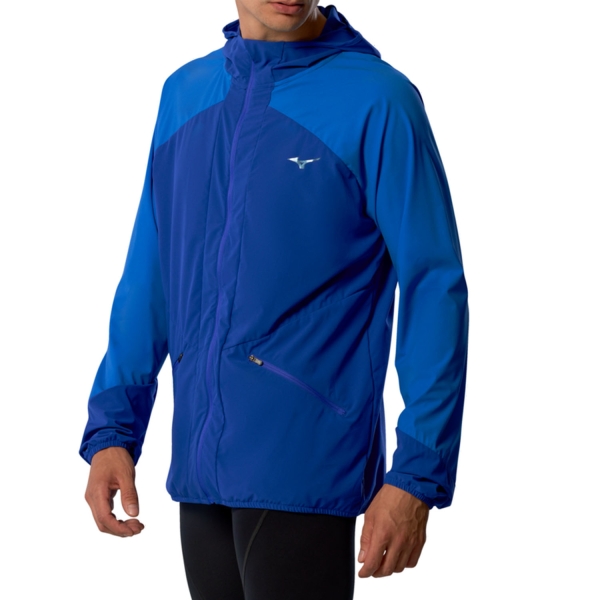 Giacca Running Uomo Mizuno Active Warmalite Hybrid Giacca  Princess Blue J2GCC50118
