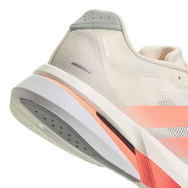 adidas adizero Boston 13 - Off White/Lucid Orange/Grey