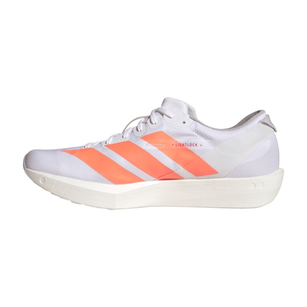adidas adizero Adios 9 - FTWR White/Lucid Orange/Lucid Red