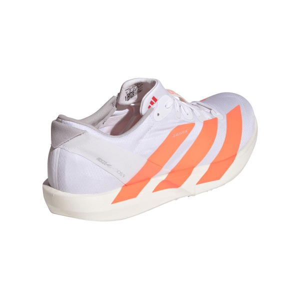 adidas adizero Adios 9 - FTWR White/Lucid Orange/Lucid Red