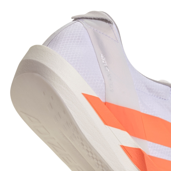 adidas adizero Adios 9 - FTWR White/Lucid Orange/Lucid Red
