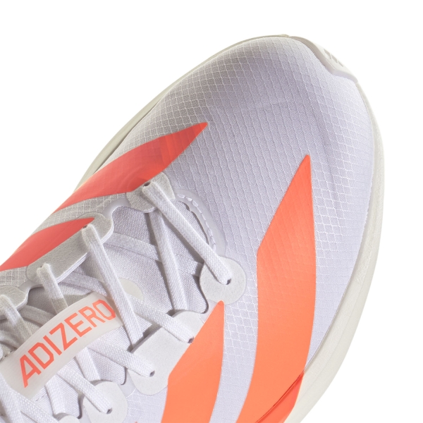 adidas adizero Adios 9 - FTWR White/Lucid Orange/Lucid Red