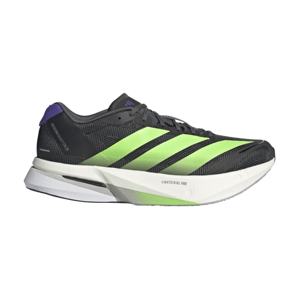 Scarpe Running Performance Uomo adidas adizero Boston 13  Core Black/Lime Burst/Energy Ink JQ1670
