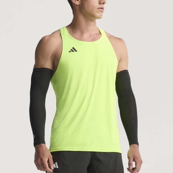 Top Running Hombre adidas adizero Logo Top  Lucid Lemon JW7377