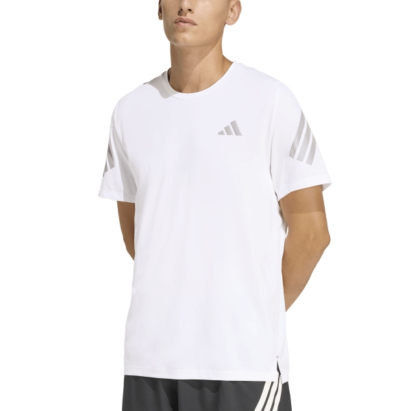 Maglietta Running Uomo adidas adi365 CLIMACOOL Iconic Maglietta  White JZ7695