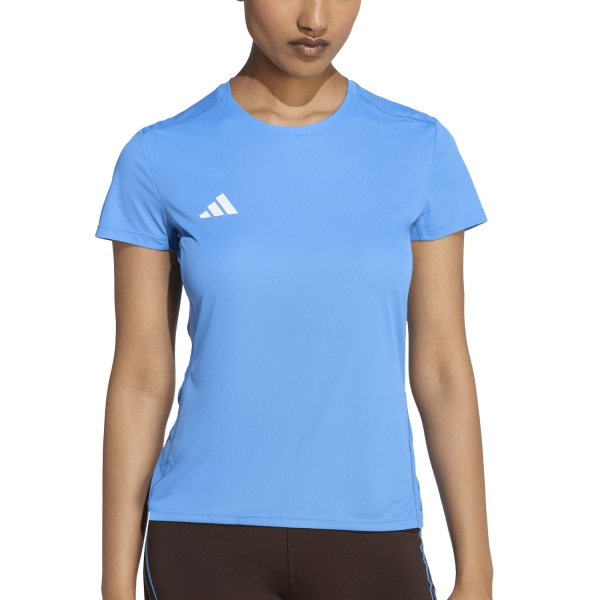 Maglietta Running Donna adidas adizero Maglietta  Ray Blue KA2946