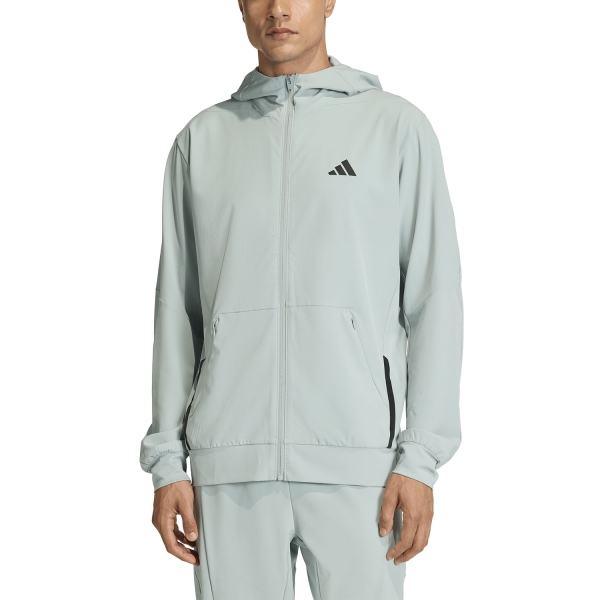 Men's Training Jacket and Hoodie adidas D4T Hybrid Jacket  Wonder Sage KA4824