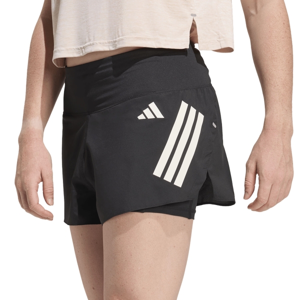Pantaloncini Running Donna adidas adi365 Formotion Iconic 2 in 1 2in Pantaloncini  Black KA6229