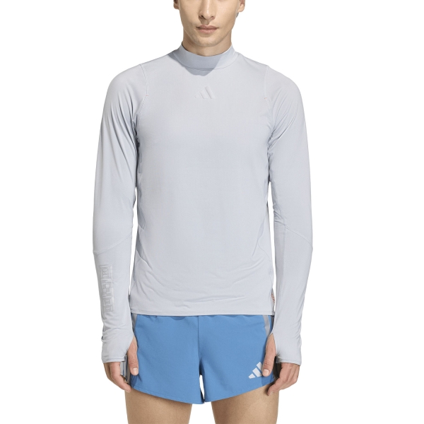 Maglia Running Uomo adidas adizero Ekiden Maglia  Halo Silver KB1510