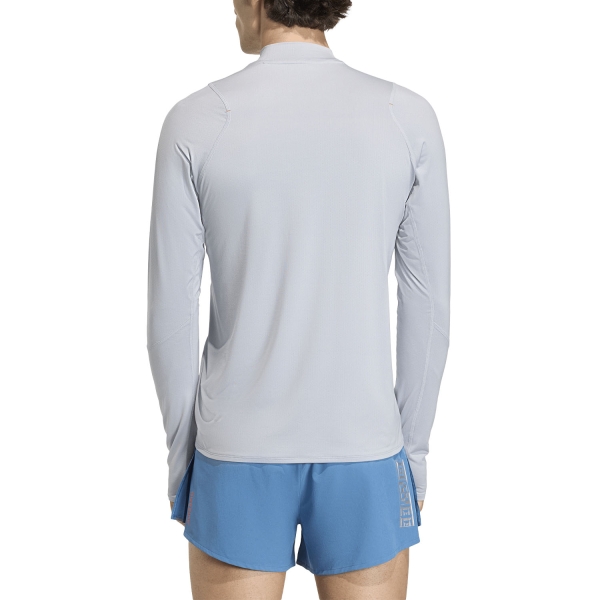 adidas adizero Ekiden Maglia - Halo Silver