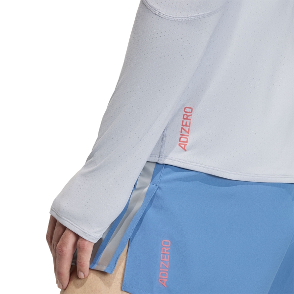 adidas adizero Ekiden Maglia - Halo Silver