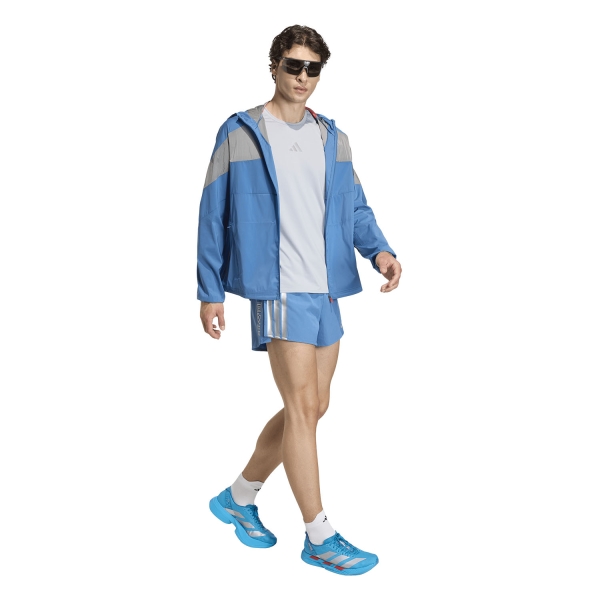 adidas adizero Ekiden T-Shirt - Halo Silver