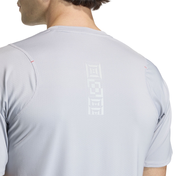 adidas adizero Ekiden T-Shirt - Halo Silver