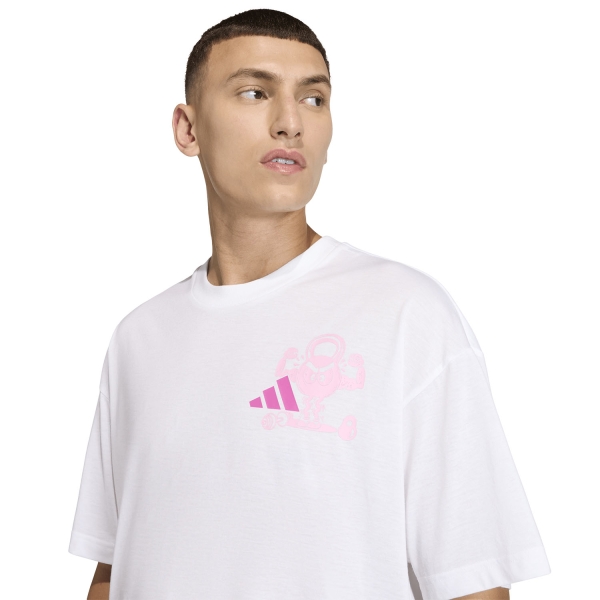 adidas Fun Graphic T-Shirt - White