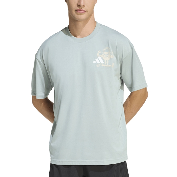 Camisetas Training Hombre adidas Fun Graphic Camiseta  Wonder Sage KB9412