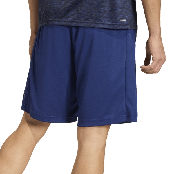 adidas Essentials Big Logo 7in Shorts - Dark Blue