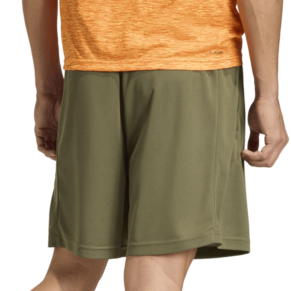 adidas Essentials Big Logo 7in Pantaloncini - Olive Strata