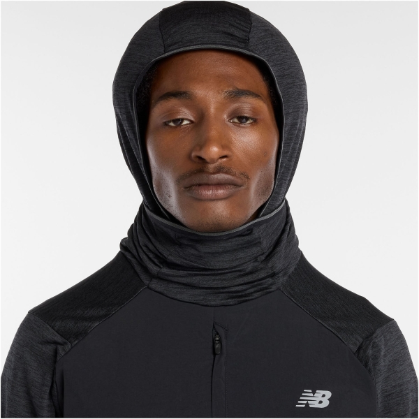 New Balance Heat Grid Balaclava Felpa - Black