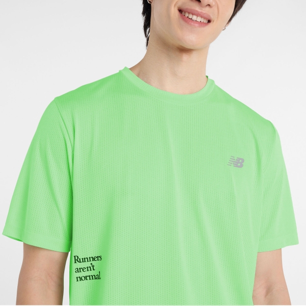 New Balance Athletics Graphic Logo Maglietta - Lab Green