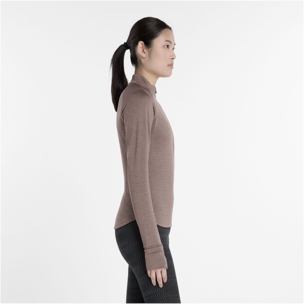 New Balance Athletics Heat Maglia - Earth Shadow Heather