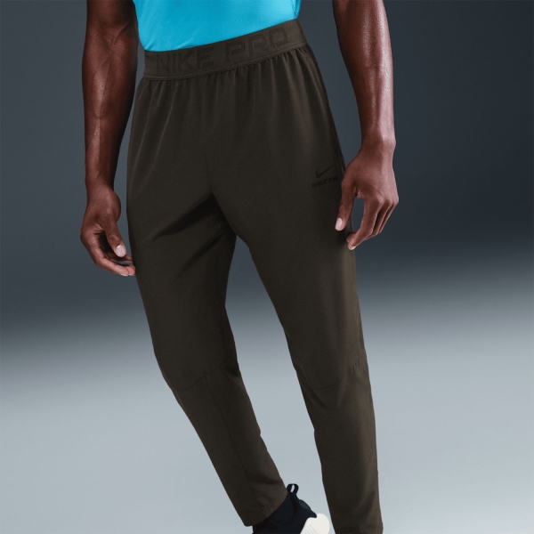 Nike Pro Dri-FIT Pantaloni - Baroque Brown/Black