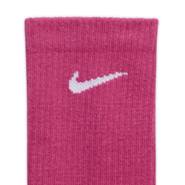 Nike Everyday Plus Cushioned x 3 Socks - Sweet Beet/Silt Red/Rush Pink/White