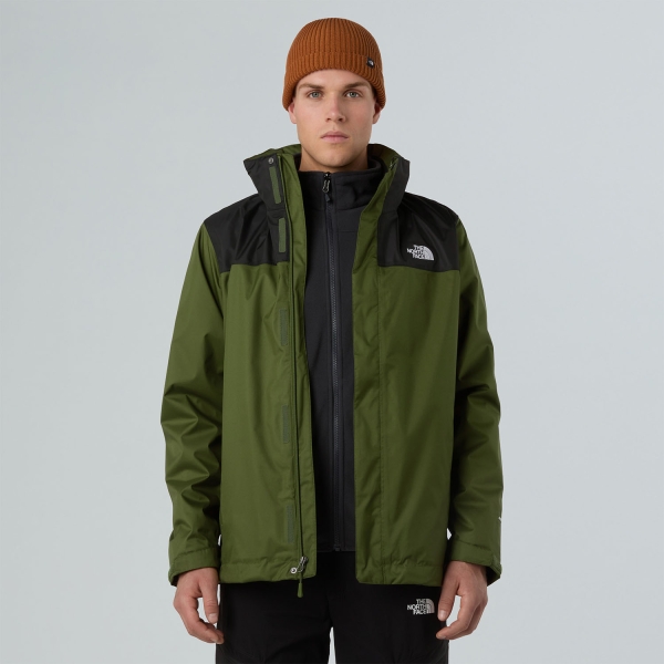 The North Face Evolve II Triclimate Giacca - Forest Olive/Asphalt Grey