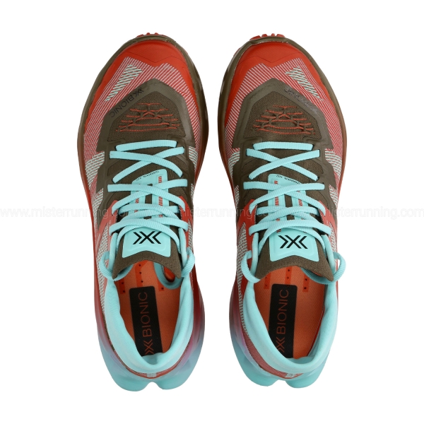 X-Bionic TerraSkin X02 - Burnt Red/Aqua/Dark Kaki