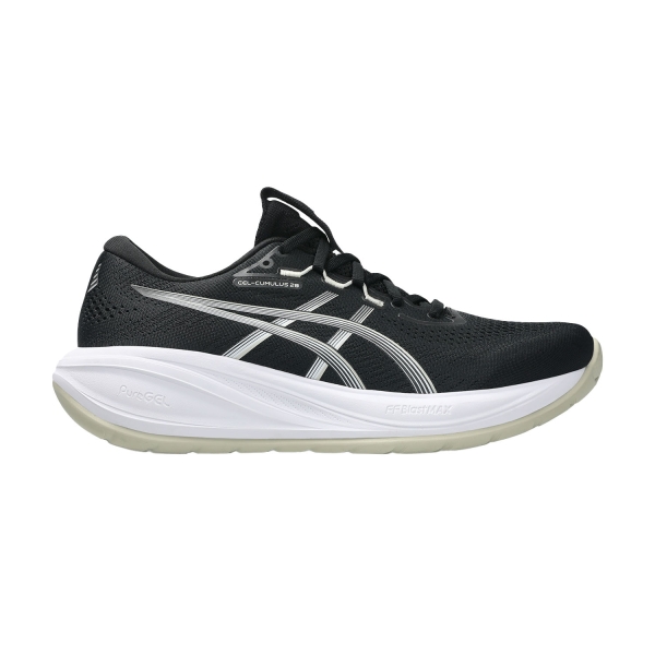 Men's Neutral Running Shoes ASICS GEL Cumulus 28  Black/White 1011C143002