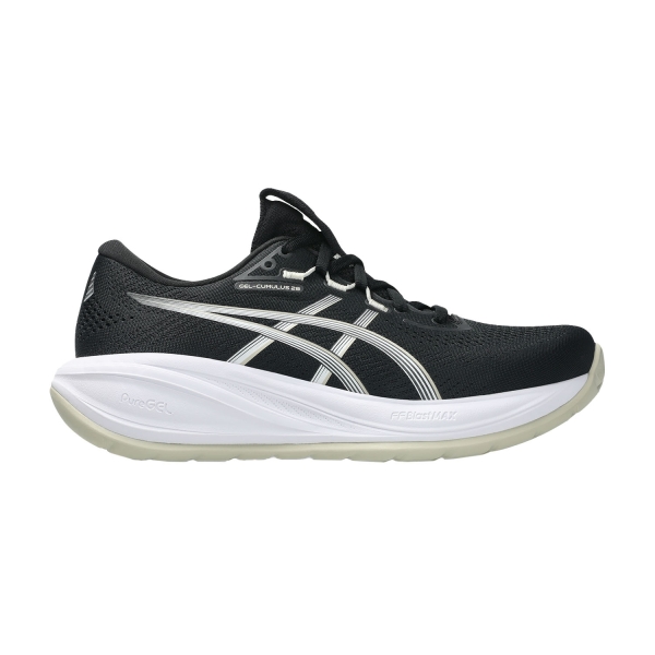 Women's Neutral Running Shoes ASICS GEL Cumulus 28  Black/White 1012B916002