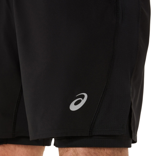 ASICS Core 2 in 1 7in Pantaloncini - Performance Black