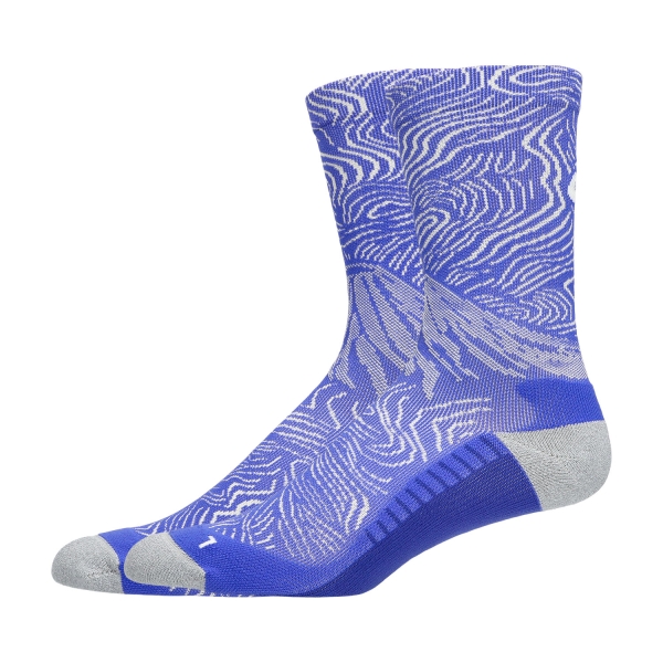 ASICS Fujitrail Graphic Crew Calcetines - Cobalt Burst/Cream