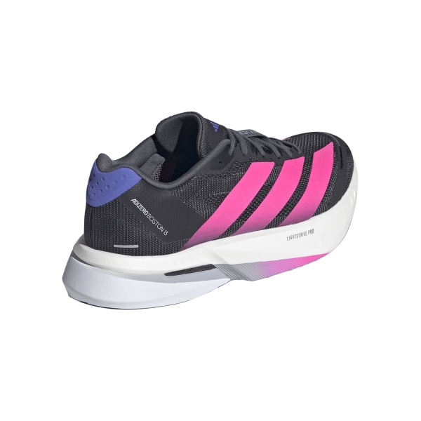 adidas adizero Boston 13 - Core Black/Lucid Pink/Cobalt Blue