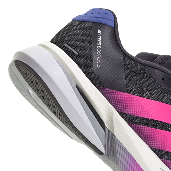 adidas adizero Boston 13 - Core Black/Lucid Pink/Cobalt Blue