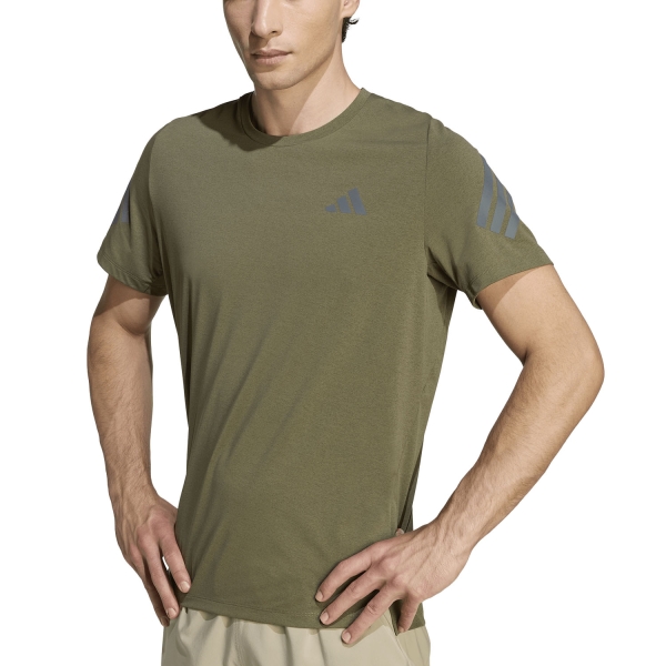 Maglietta Running Uomo adidas adi365 CLIMACOOL Iconic Maglietta  Olive Strata KS5038