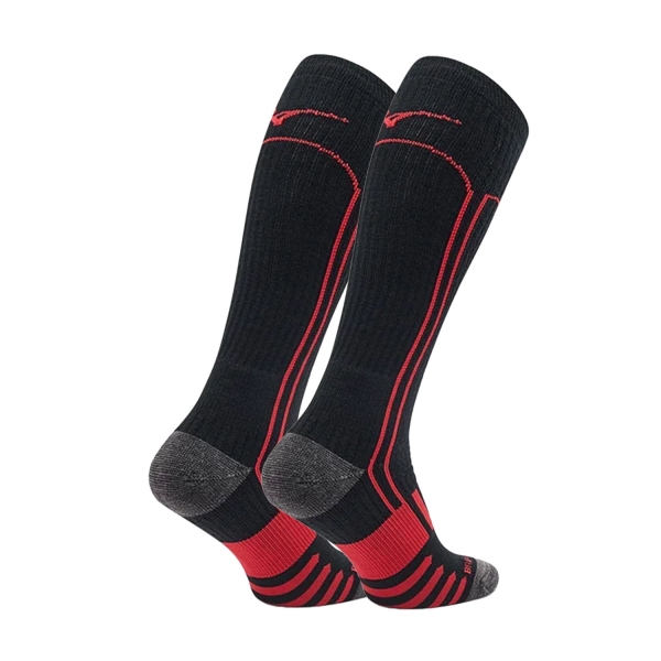 Mizuno BT Ski Calcetines - Black/Red