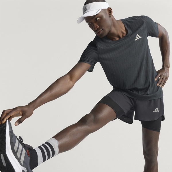 adidas 365 CLIMACOOL+ T-Shirt - Black/Grey Six