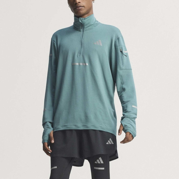 Maglia Running Uomo adidas Adi365 CLIMAWARM+ Maglia  Preloved Teal JM5726